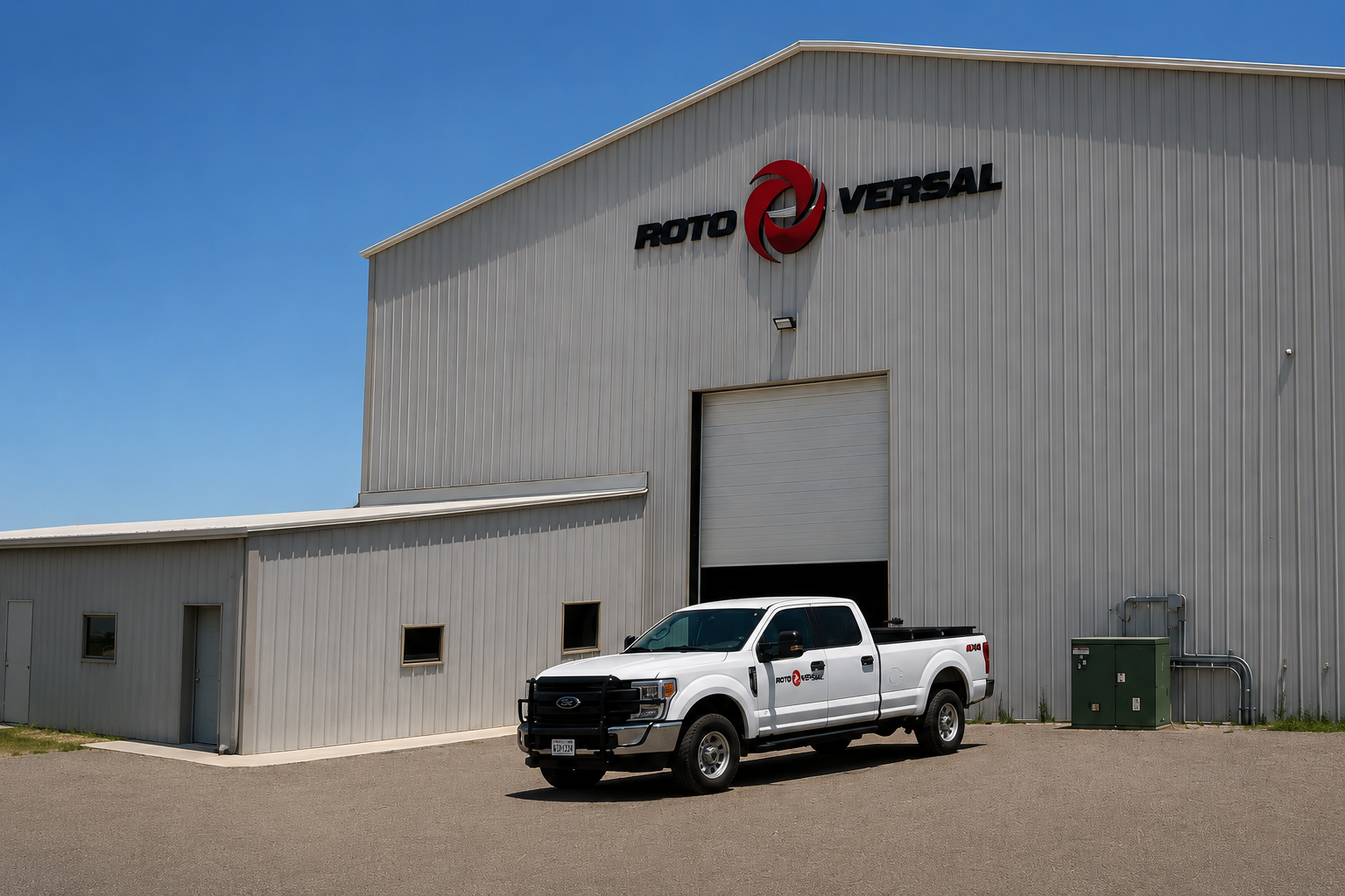 Generator service support at Roto-Versal facility
